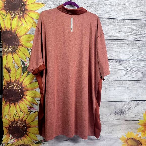 MSX by Michael Strahan Maroon Polo Shirt Size 4XLT - Picture 6 of 6